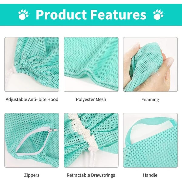 Mesh Cat Grooming Bag