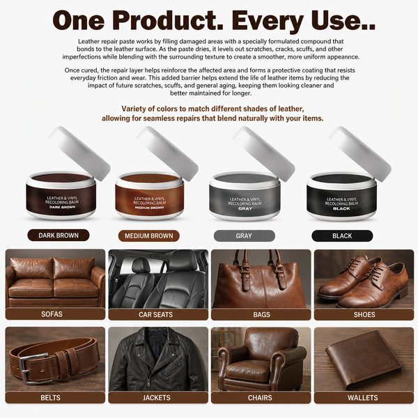 Leather Repair Cream – Multi-Colour
