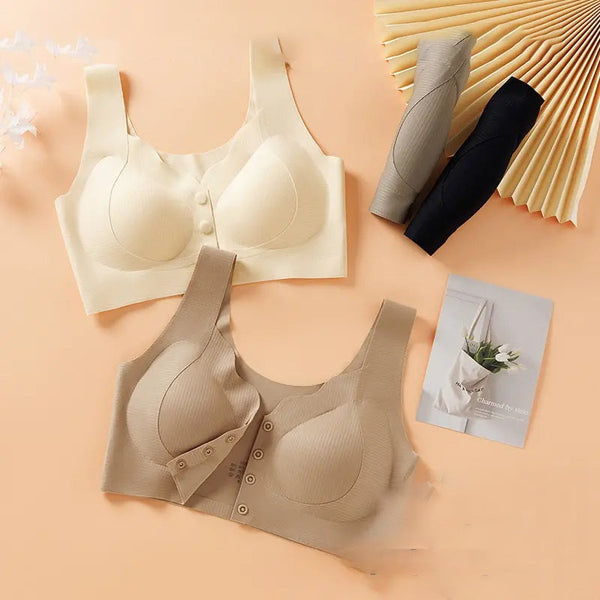 Front-Closure Wire-Free Bra